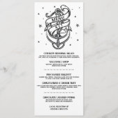Traditioneel Tattoo Menu Wedding Rock Anchor (Voorkant)