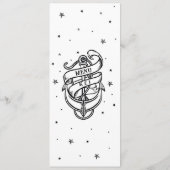 Traditioneel Tattoo Menu Wedding Rock Anchor (Achterkant)