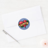 Traditioneel Tattoo Moeder Sticker (Envelop)