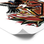 traditioneel tattoo poster (Hoek)