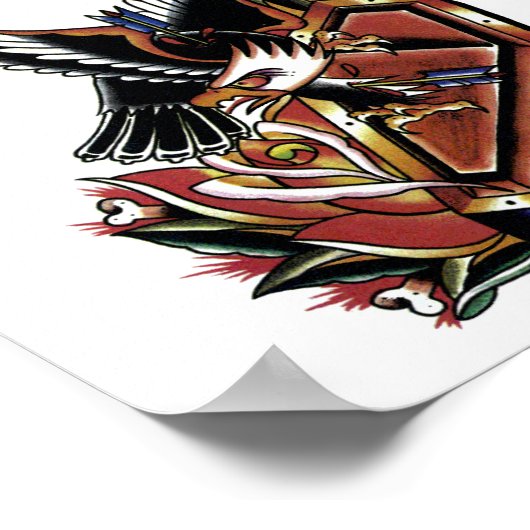 traditioneel tattoo poster (Hoek)