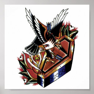 traditioneel tattoo poster