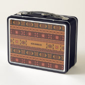 Traditioneel Terracotta Etnisch Tribal Boho Patroo (Achterkant)