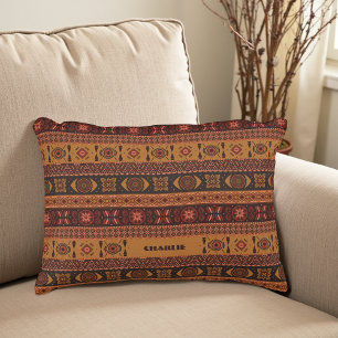 Traditioneel Terracotta Etnisch Tribal Boho Patroo Accent Kussen
