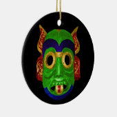 Traditioneel Thaise Masker Keramisch Ornament (Rechts)