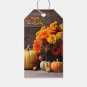 Traditioneel Thanksgiving cadeau Label Cadeaulabel (Voorkant)