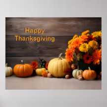 Traditioneel Thanksgiving Poster