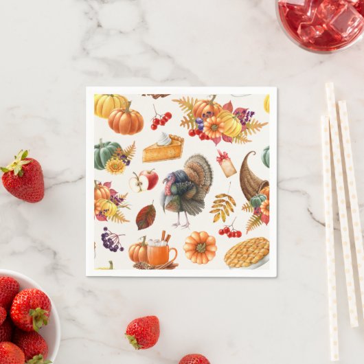 Traditioneel Thanksgiving servet (Insitu)