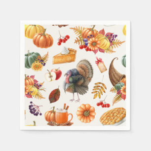 Traditioneel Thanksgiving servet