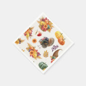 Traditioneel Thanksgiving servet (Hoek)