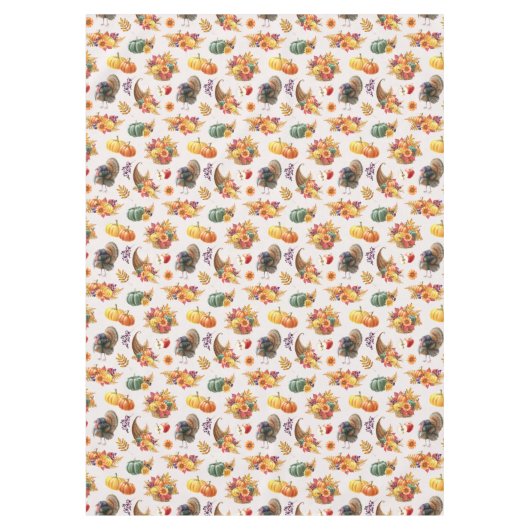 Traditioneel Thanksgiving tafelkleed (Voorkant)