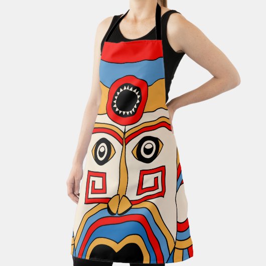 Traditioneel Tiki-masker Schort (Insitu)