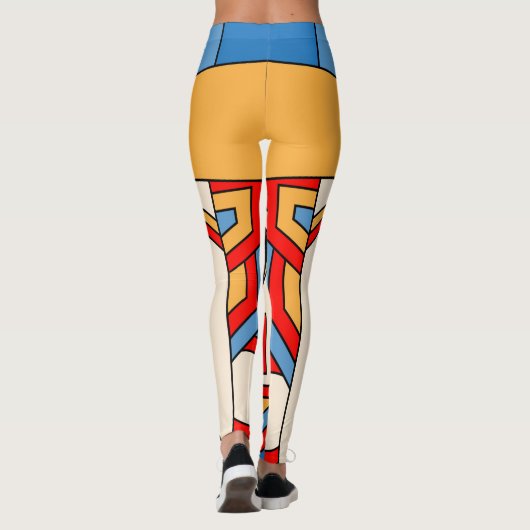 traditioneel tiklonmasker leggings (Achterkant)