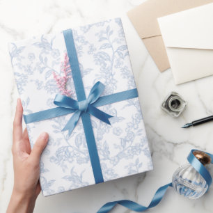Traditioneel Toile-De-Jouy Chinoiserie motief Cadeaupapier