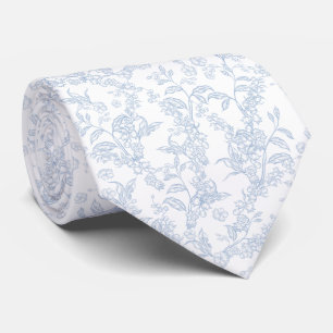Traditioneel Toile-De-Jouy Chinoiserie Patroon Stropdas