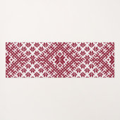 Traditioneel tribaalpatroon in de Oostzee Yogamat (Achterkant (horizontaal))