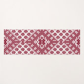 Traditioneel tribaalpatroon in de Oostzee Yogamat (Voorkant (horizontaal))