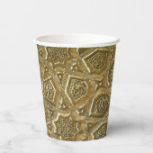 Traditioneel Turks Arabisch Islamitisch Arabesk Pa Papieren Bekers (Achterkant)