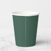 Traditioneel - Turquoise Groene Papieren Bekers (Rechts)