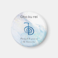 Traditioneel Usui Reiki Symbool Cho Ku Rei Blue