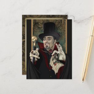 Traditioneel VampierBriefkaart Briefkaart