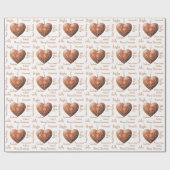 Traditioneel versierd kerstkoekje cadeaupapier (Vlak)