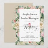 Traditioneel Victoriaans Roos Aankondiging (Voorkant / Achterkant)