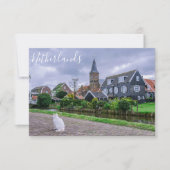 Traditioneel vissersdorp Marken in Nederland (Voorkant)