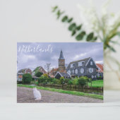 Traditioneel vissersdorp Marken in Nederland (Staand voorkant)