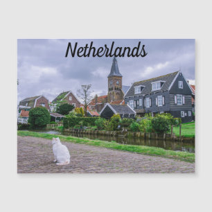 Traditioneel vissersdorp Marken in Nederland