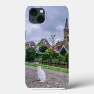 Traditioneel vissersdorp Marken in Nederland iPhone 13 Hoesje
