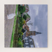 Traditioneel vissersdorp Marken in Nederland Legpuzzel (Horizontaal)