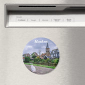 Traditioneel vissersdorp Marken in Nederland Magneet (Insitu (Vaatwasser))