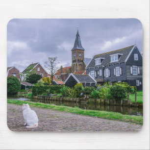 Traditioneel vissersdorp Marken in Nederland Muismat