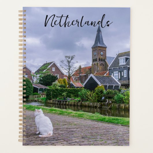 Traditioneel vissersdorp Marken in Nederland Planner (Voorkant)