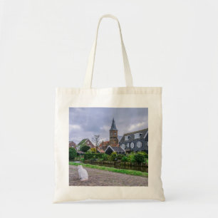 Traditioneel vissersdorp Marken in Nederland Tote Bag