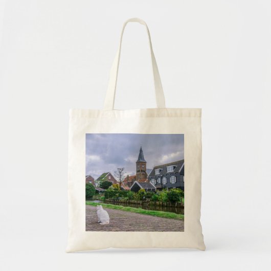 Traditioneel vissersdorp Marken in Nederland Tote Bag (Voorkant)