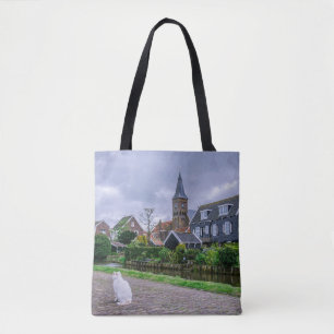 Traditioneel vissersdorp Marken in Nederland Tote Bag
