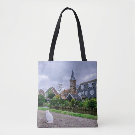 Traditioneel vissersdorp Marken in Nederland Tote Bag (Voorkant)