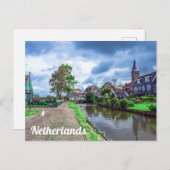 Traditioneel vissersdorp Marken, Nederland Ca Briefkaart (Voorkant / Achterkant)