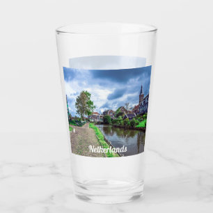 Traditioneel vissersdorp Marken, Nederland Glas