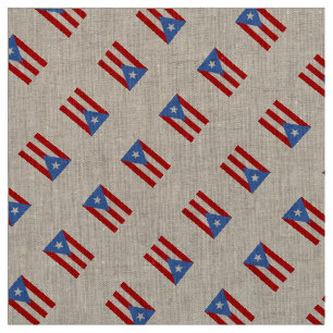 Traditioneel: Vlag van Puerto Rico Stof