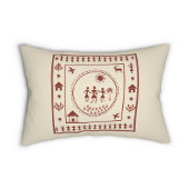 Traditioneel Warli Art Pillow Hoesje Kussensloop