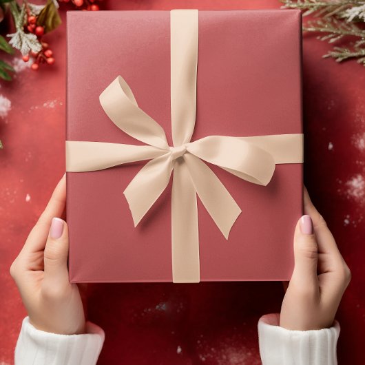 Traditioneel - warm rood - inpakpapier vellen