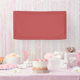 Traditioneel - Warme rode banner