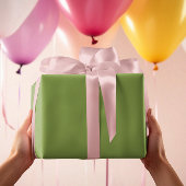 Traditioneel - zacht groen - inpakpapier vellen