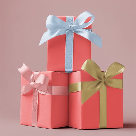 Traditioneel - zacht rood - inpakpapier vellen