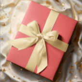 Traditioneel - zacht rood - inpakpapier vellen