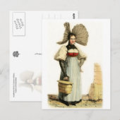 Traditioneel Zwitsers kostuum van Bern Briefkaart (Voorkant / Achterkant)