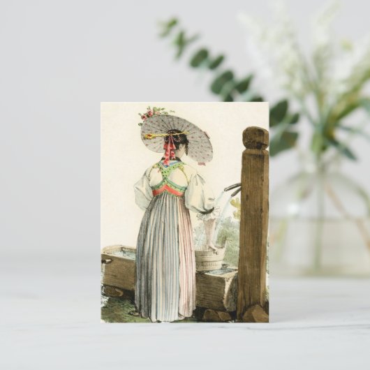 Traditioneel Zwitsers kostuum van Unterwalden Briefkaart (Staand voorkant)